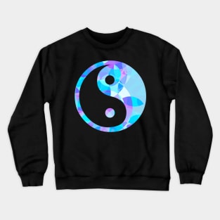 Blue Abstract Crewneck Sweatshirt